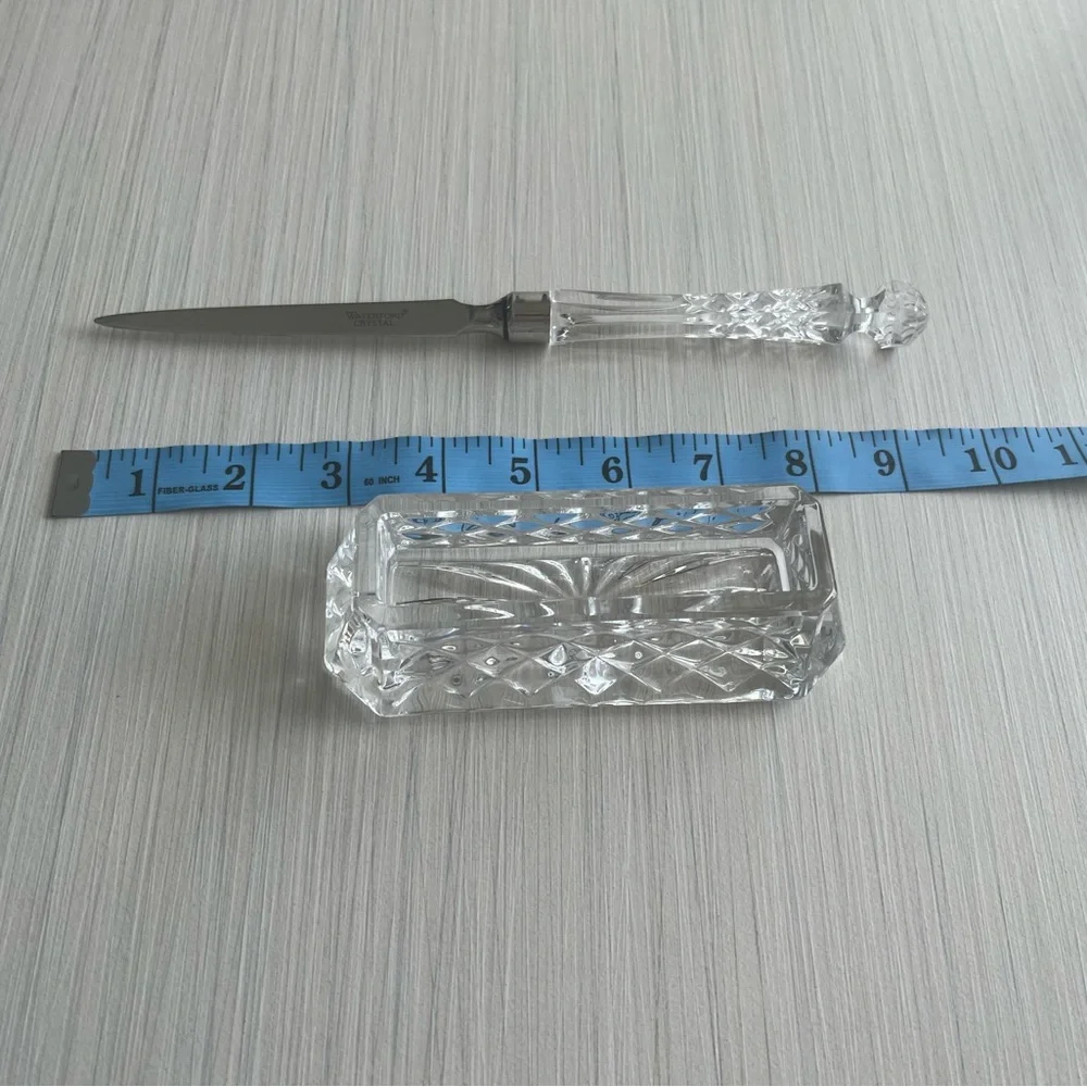 Crystal card holder & letter opener - Picture 7 of 10